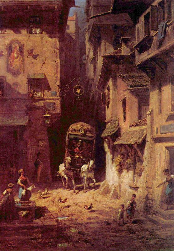 Carl Spitzweg Die Post